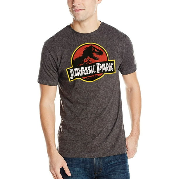 Jurassic Park Movie Distressed Logo Licensed Adult Tank Top 